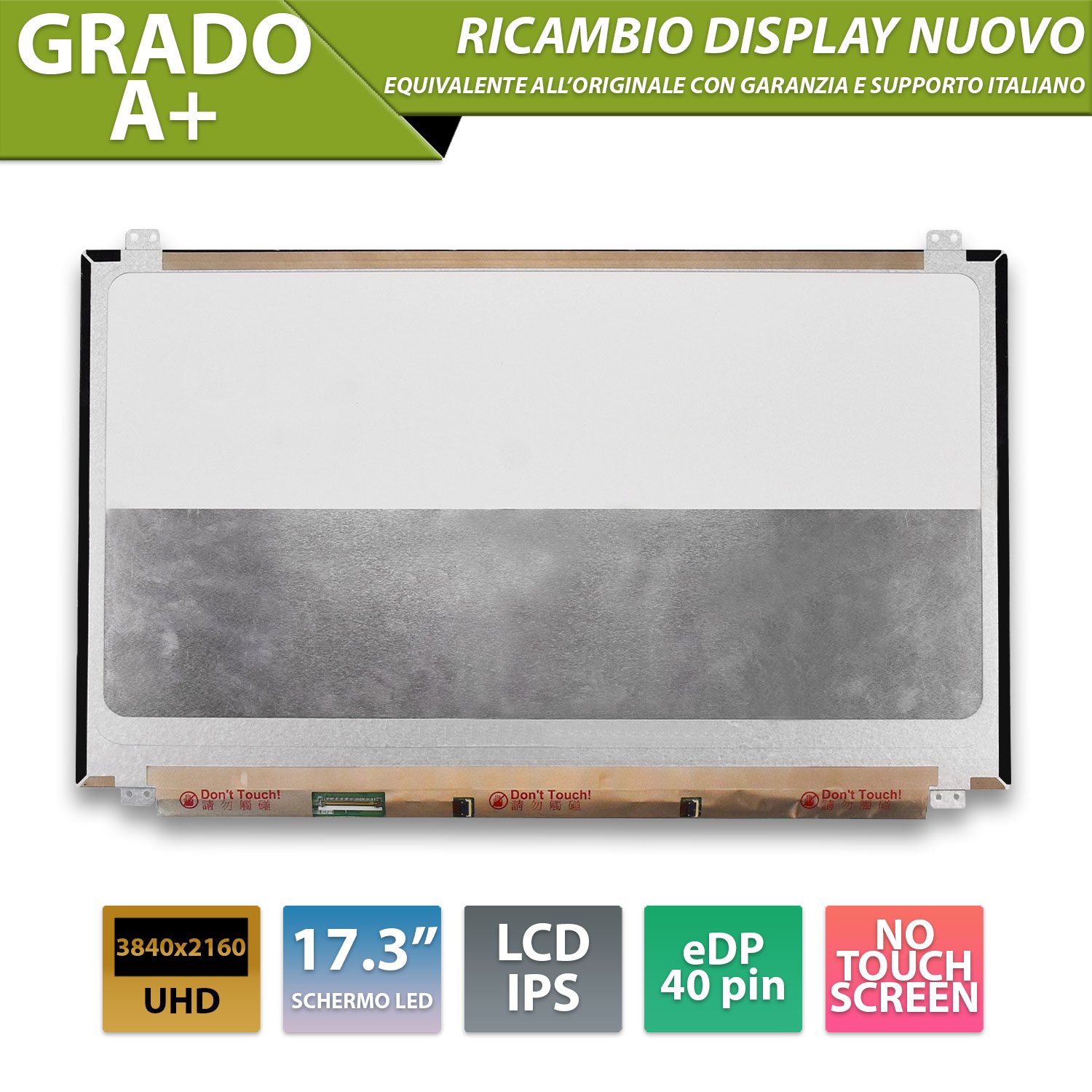 Display B173ZAN01.4 Schermo LCD IPS [40 Pin / 3840 x 2160 / 17,3 Pollici]