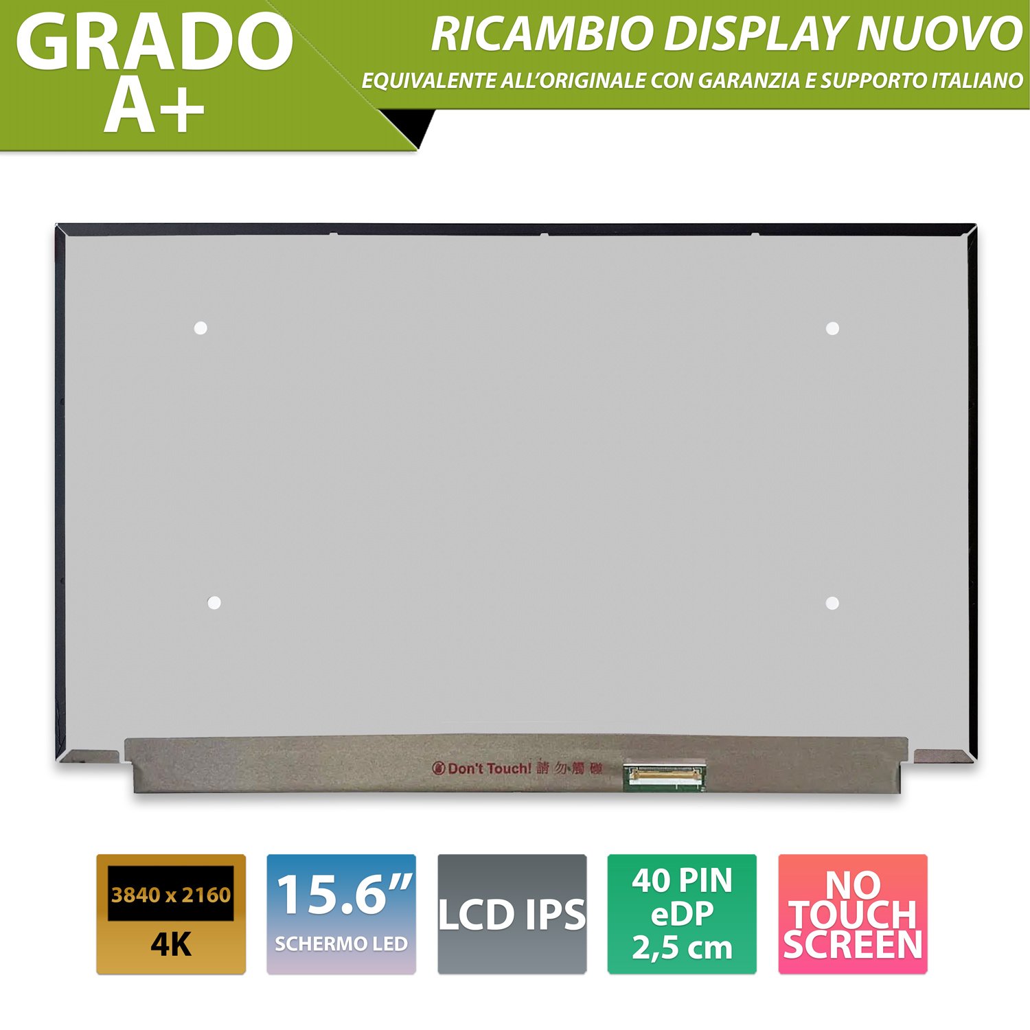 Display LCD 15.6 IPS 40 Pin eDP B156ZAN03.3 3840×2160 UHD