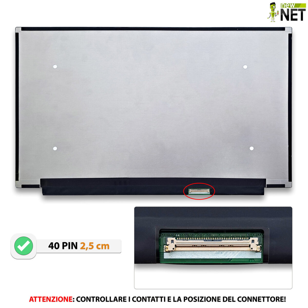 Display LCD IPS B156HAN13.1 15.6 pollici 1920x1080 Full HD 120Hz - 40 pin eDP - immagine 5