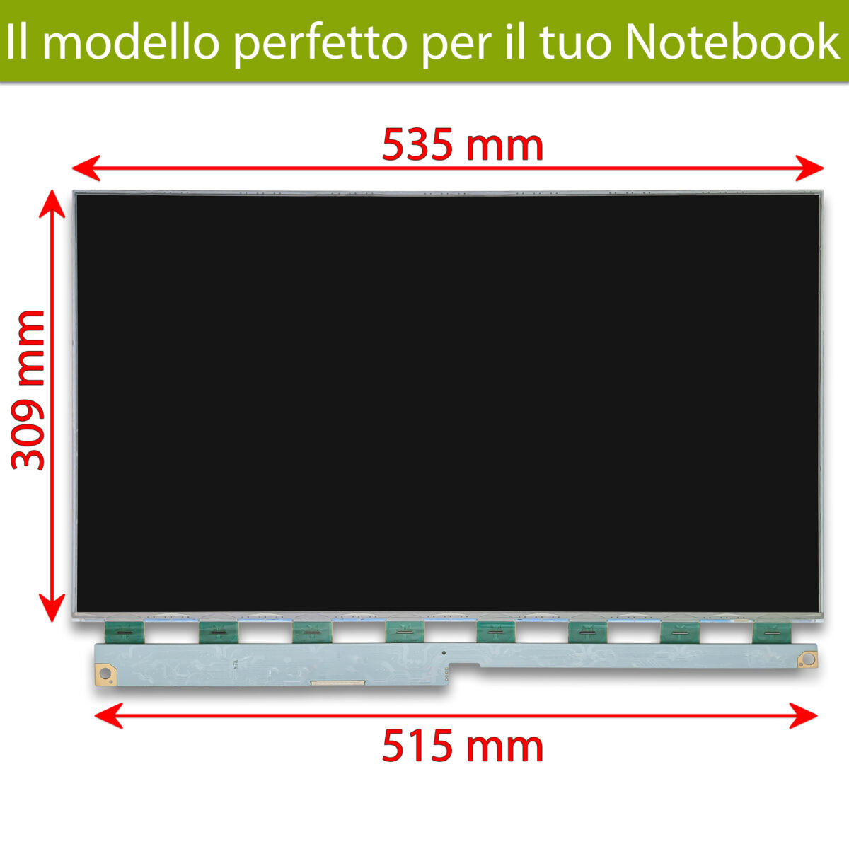Display LCD IPS LC238LF1L01 23.8" FHD 75Hz 30 pin LVDS 36mm - pannello CELL senza retroilluminazione - immagine 3