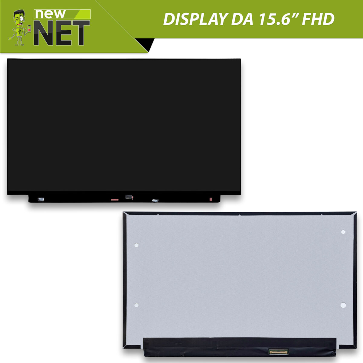 Display LCD IPS M156NVF4 R0 - 15.6 pollici 1920x1080 FHD 120Hz - 40 pin eDP 25mm - Slim 2.5mm - immagine 4