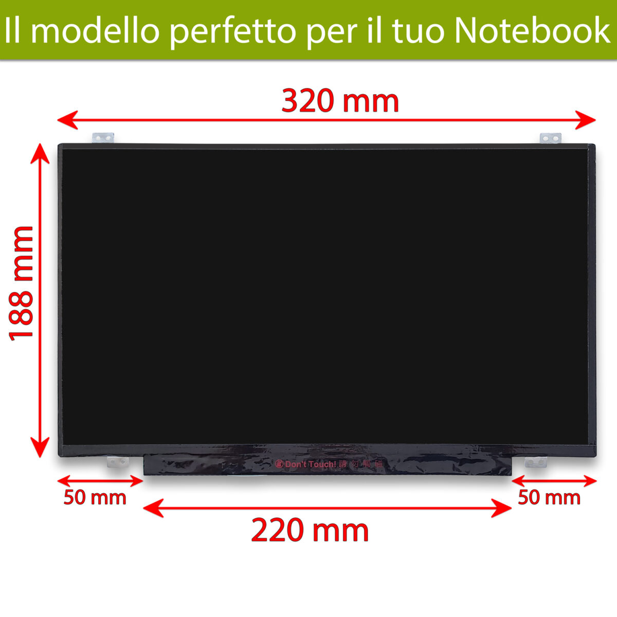 Display LCD TN B140RTN02.3 HW3A - 14.0 pollici 1600x900 HD+ - 30 pin eDP 20mm - immagine 2