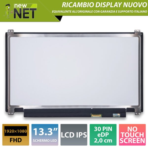 Display LCD IPS NV133FHM-N42 - 13.3 pollici 1920x1080 FHD -30 pin eDP 20mm