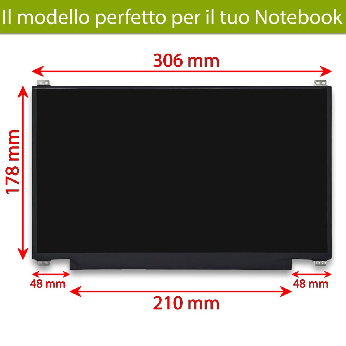 Display LCD IPS NV133FHM-N42 - 13.3 pollici 1920x1080 FHD -30 pin eDP 20mm - immagine 2