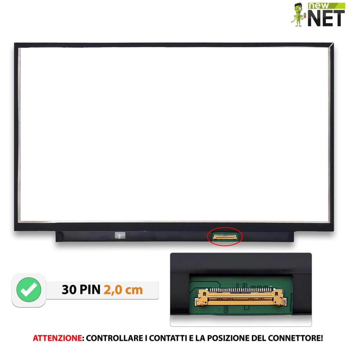 Display LCD IPS LTN125HL03-401 - 12.5 pollici 1920x1080 FHD - 30 pin eDP 20mm - immagine 5