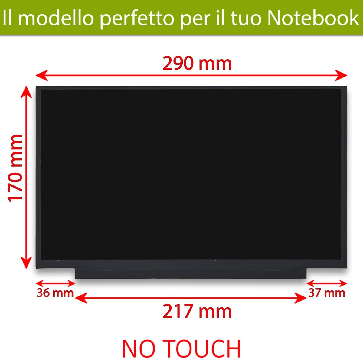 Display LCD IPS LTN125HL03-401 - 12.5 pollici 1920x1080 FHD - 30 pin eDP 20mm - immagine 2