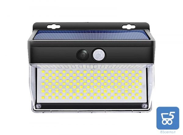Luci Di Sicurezza Solare A 262 LED Per Esterni 3 Modalità Sensore Di Movimento Impermeabile 6000K