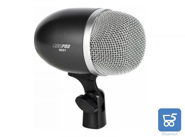 Microfono per kick e altri strumenti musicali, Big Drum Mic GBBPRO 6001 nero