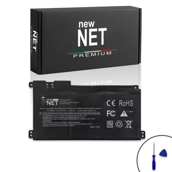 Batteria New Net Premium B31N1912 per ASUS VivoBook Go 14 15 - 11.55V, 4000mAh / 47Wh