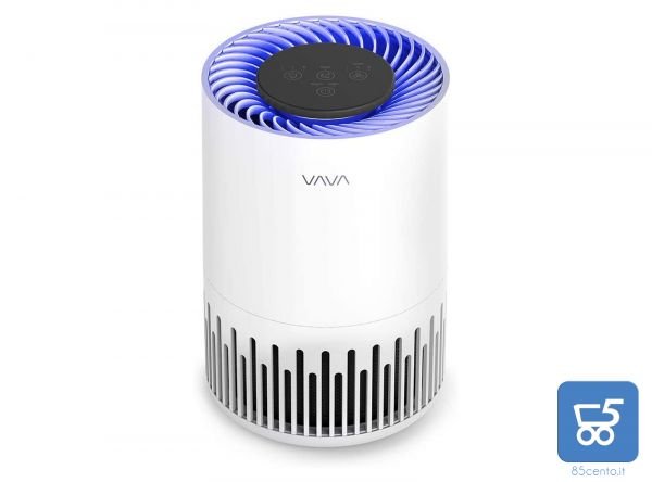 Purificatore d'Aria, Filtro HEPA 3-In-1 per Casa ed Ufficio Vava IT VA-EE014, Bianco