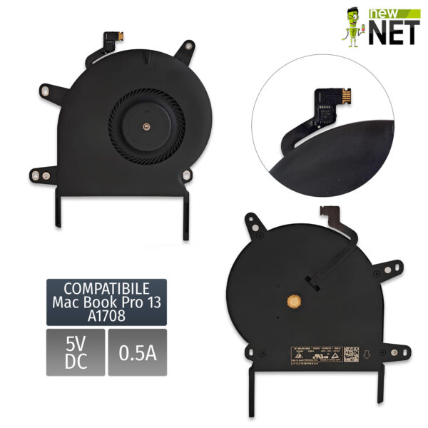 Ventola per Apple MacBook Pro 13 pollici A1708, A2159