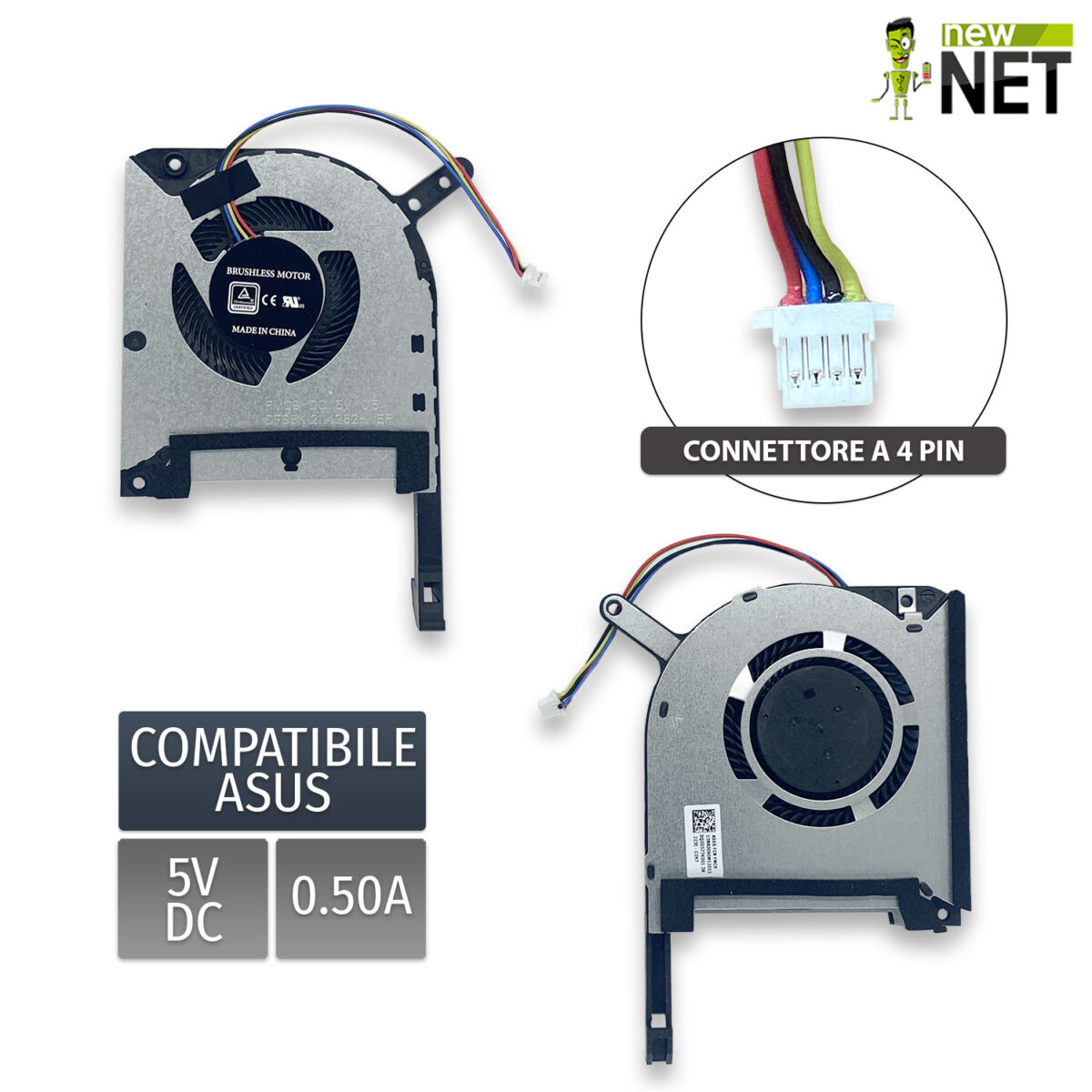Ventola GPU fan per ASUS TUF Gaming FX505, FX705