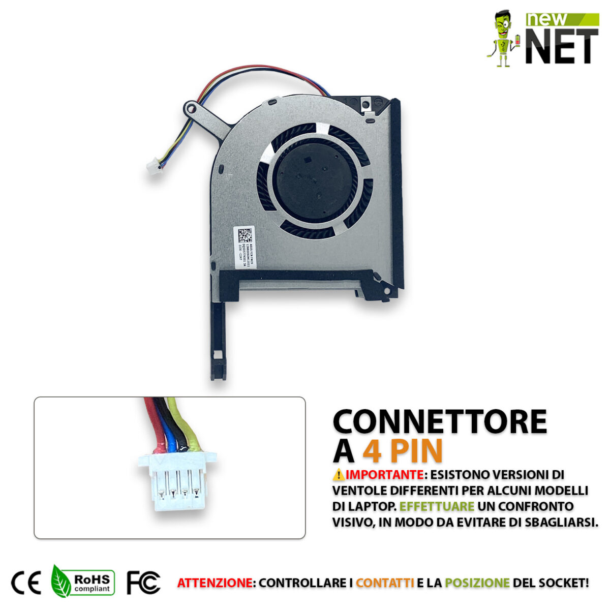 Ventola GPU fan per ASUS TUF Gaming FX505, FX705 - immagine 4