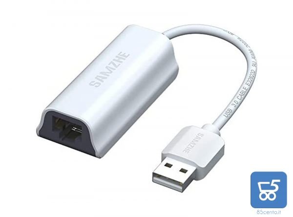 Scheda di di rete USB 3.0 a Ethernet 10/100/1000 Gigabit RJ45 LAN Ethernet, supporta Nintendo Switch,Windows,Linux,OS X/MacOS