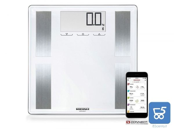 Soehnle Shape Sense Connect 100 bilancia digitale per persone con Bluetooth EX DEMO