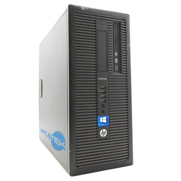 HP 800 G1 CORE i3 3.40GHZ 16GB 1TB 480GB WIN 10 COMPUTER TOWER RS232 DESKTOP