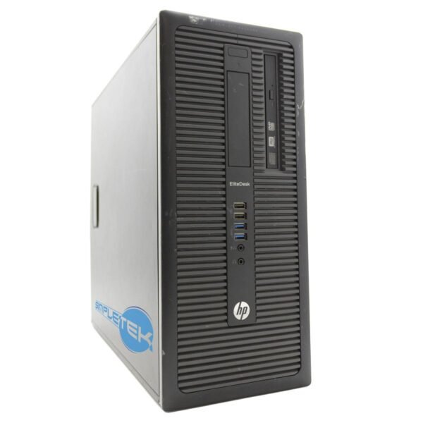 HP 800 G1 CORE i3 3.40GHZ 16GB 240GB 1GB GPU WIN11 COMPUTER TOWER RS232 DESKTOP