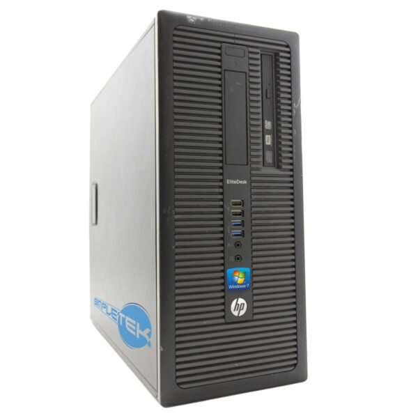 HP 800 G1 CORE i3 3.40GHZ 16GB 240GB 1GPU WIN 7 PC COMPUTER FISSO TOWER RS232