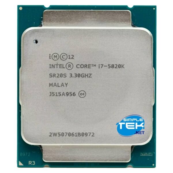 INTEL CORE I7 5820K PROCESSORE CPU LGA 2011 V3 SR20S 6C/12T 3,30GHZ MAX 3,60GHZ