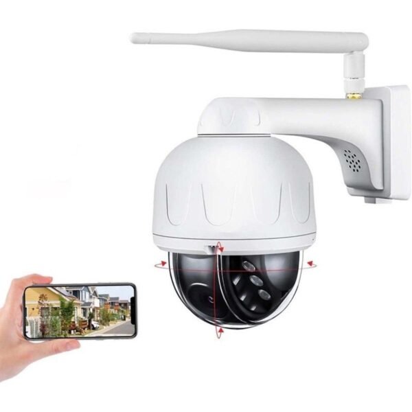 TELECAMERA WIFI SORVEGLIANZA ESTERNA IP 1080P VISIONE NOTTURNA SD IMPERMEABILE